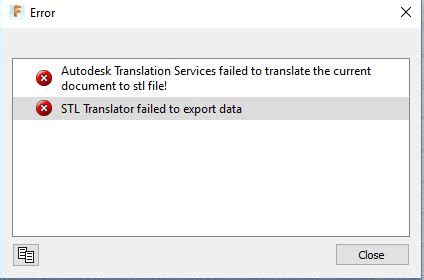 autodesk translation services failed stl|Error: Autodesk Translation Services failed to translate the current .